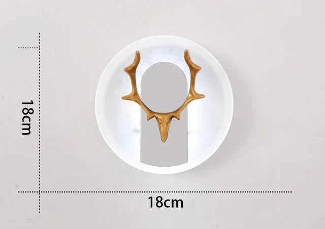 Skorter | AntlerGlow - Modern LED Wall Lamp with Antler Design - Decorative Lighting