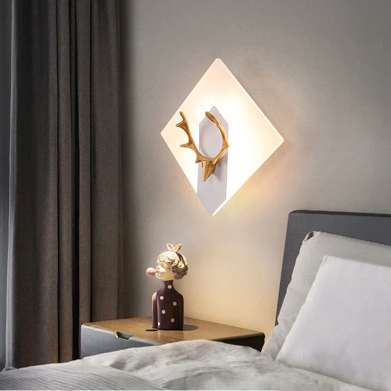 Skorter | AntlerGlow - Modern LED Wall Lamp with Antler Design - Decorative Lighting