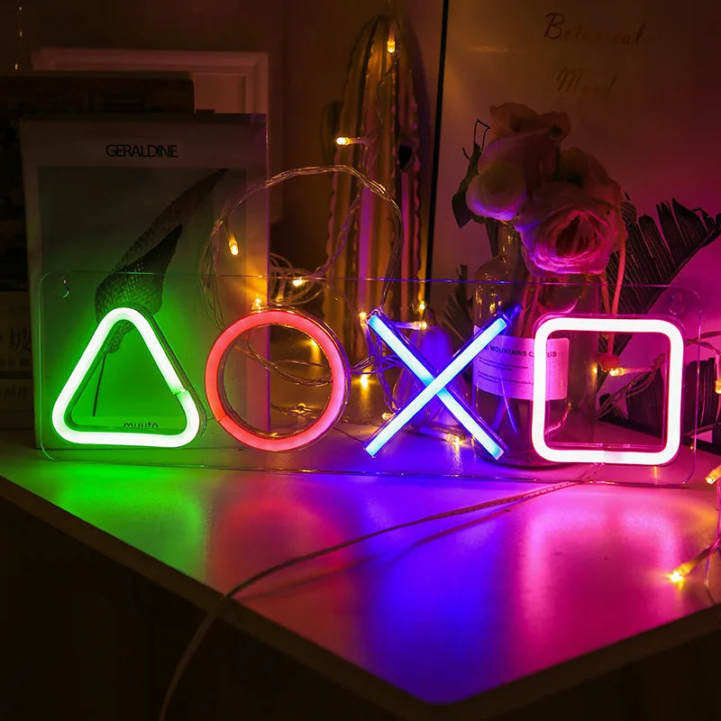 Skorter | NeonGlow - Gaming Neon Sign with LED Lighting for Game Room Decor