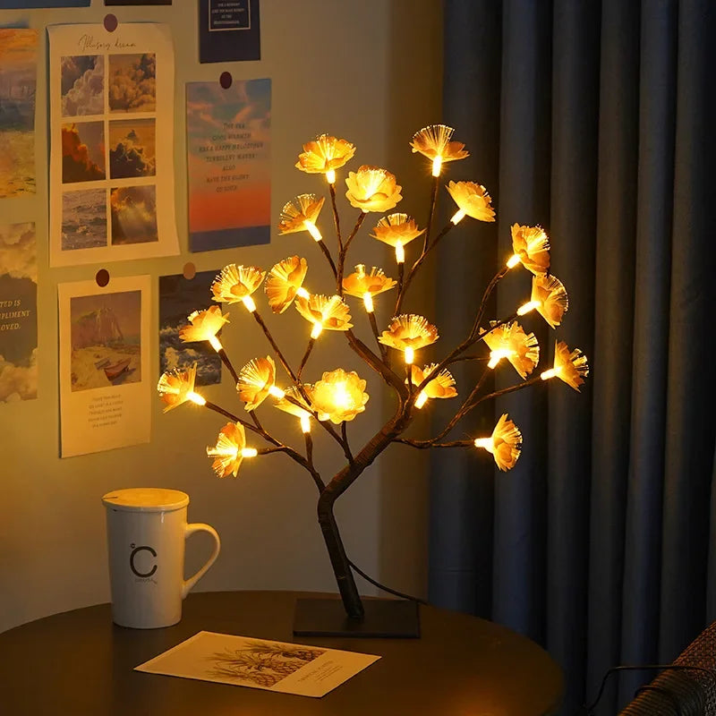 Skorter | LumiTree - LED Tree Table Lamp – Atmospheric Decorative Lighting for Living Room and Bedroom