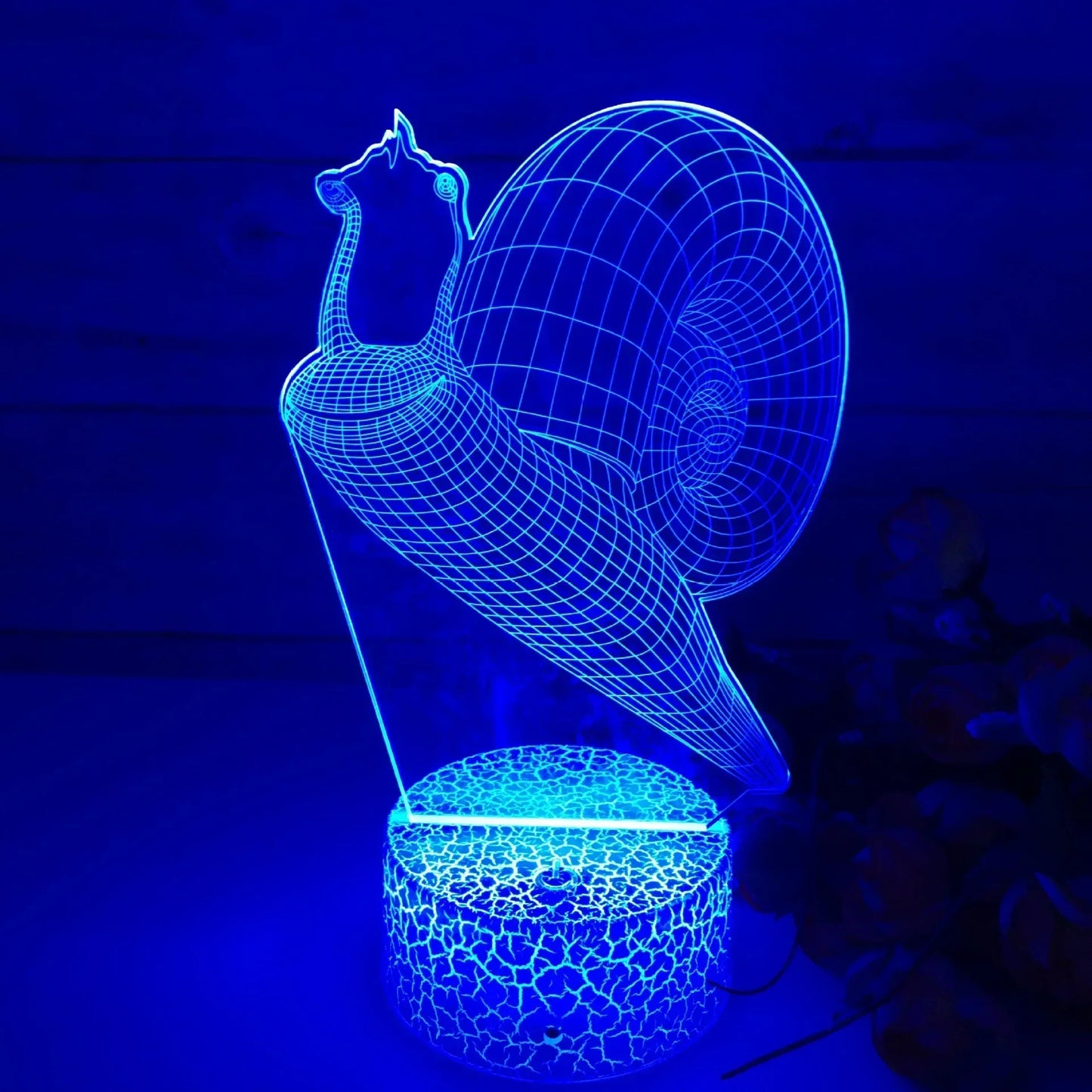 Skorter | GlowSnail - 3D LED Night Light with Color Changing and Dimmable Function