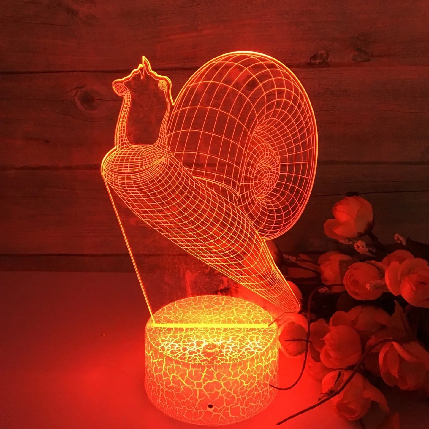 Skorter | GlowSnail - 3D LED Night Light with Color Changing and Dimmable Function