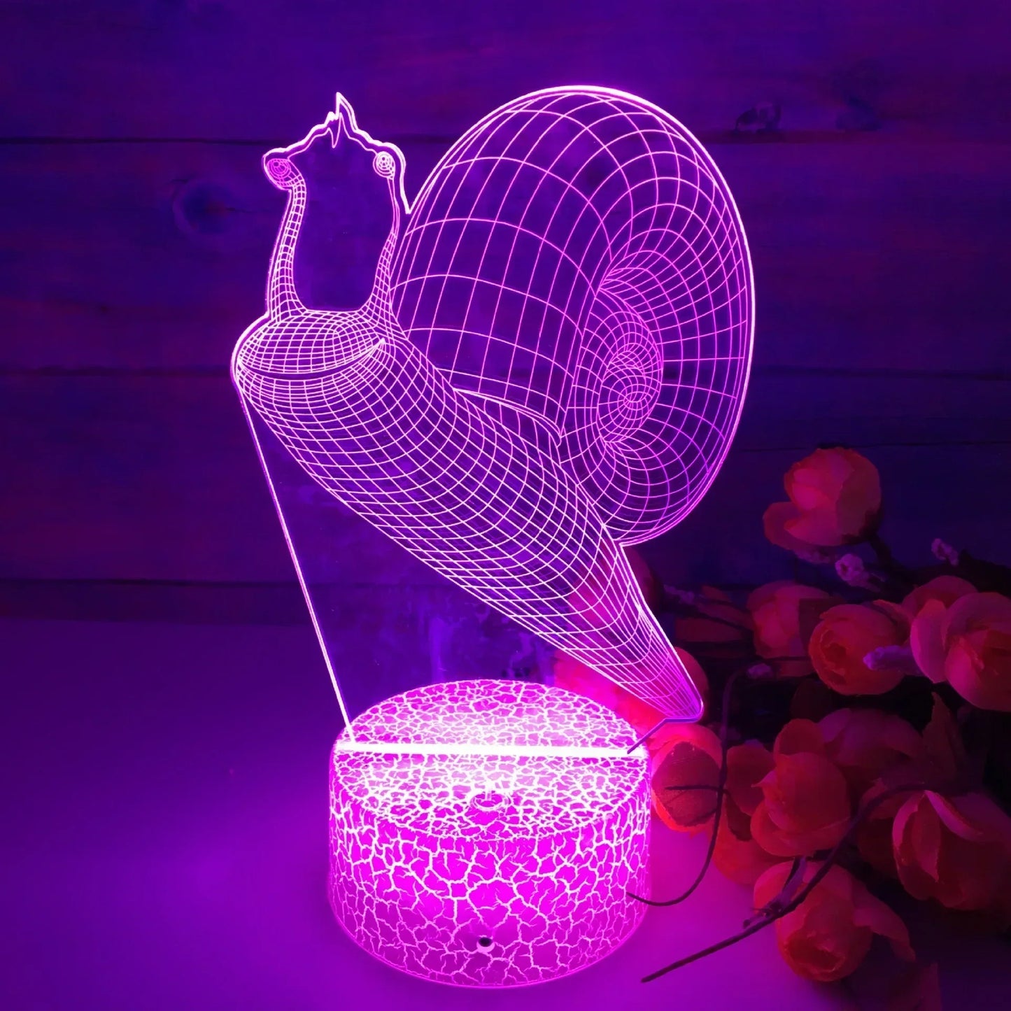 Skorter | GlowSnail - 3D LED Night Light with Color Changing and Dimmable Function