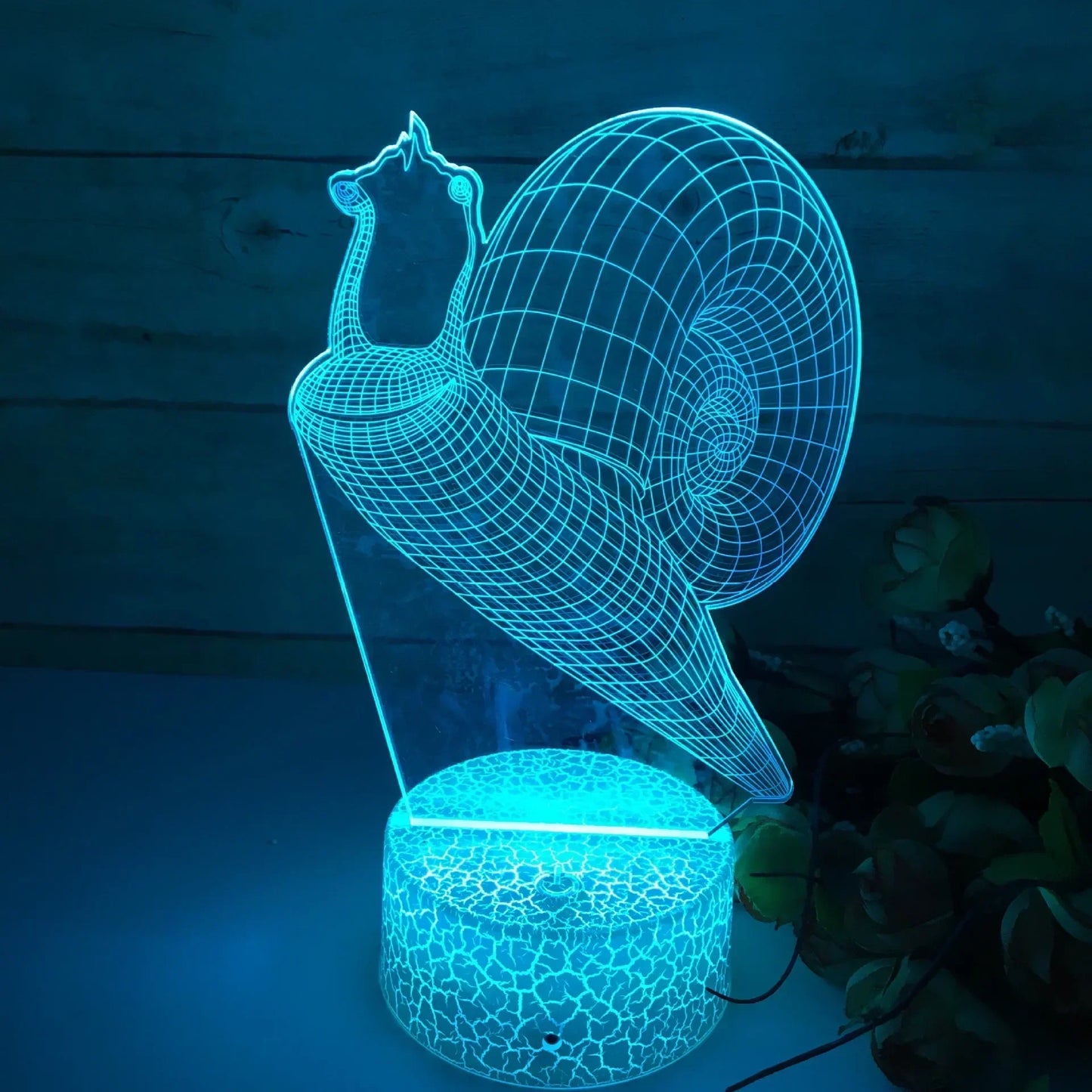 Skorter | GlowSnail - 3D LED Night Light with Color Changing and Dimmable Function