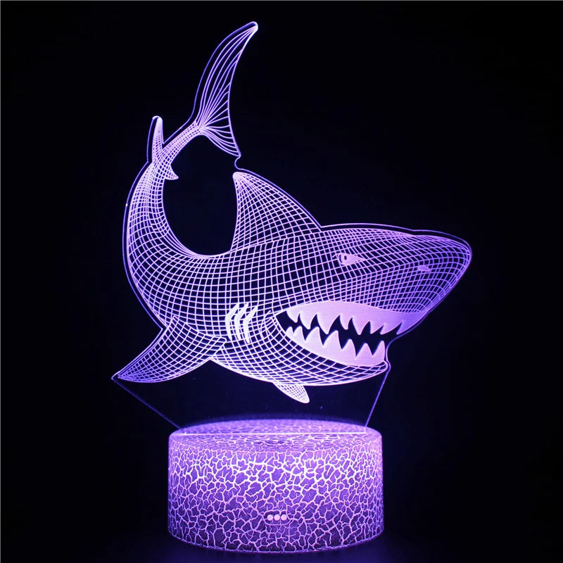 Skorter | AquaGlow – 3D LED Night Light with Whale Illusion for Children's Room