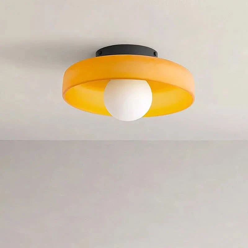 Skorter | GLASSGLOW CEILING LIGHT – Scandinavian ceiling lamp made of glass for a warm & minimalist living ambience