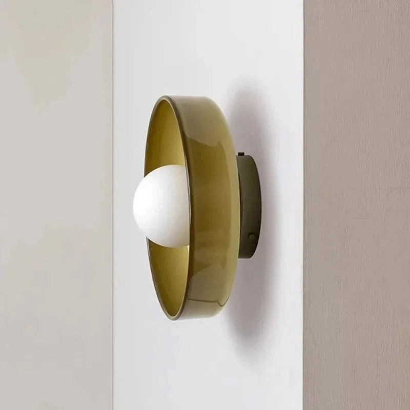 Skorter | GLASSGLOW CEILING LIGHT – Scandinavian ceiling lamp made of glass for a warm & minimalist living ambience