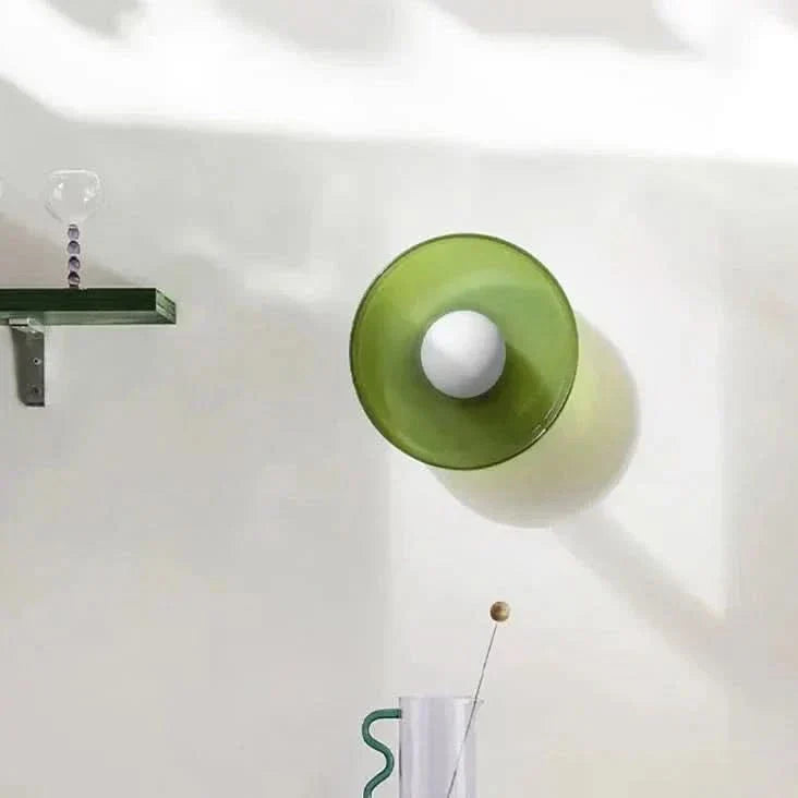 Skorter | GLASSGLOW CEILING LIGHT – Scandinavian ceiling lamp made of glass for a warm & minimalist living ambience