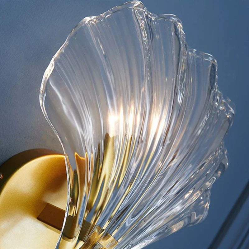 Skorter | SeaShell - Shell-shaped Glass Wall Lamp