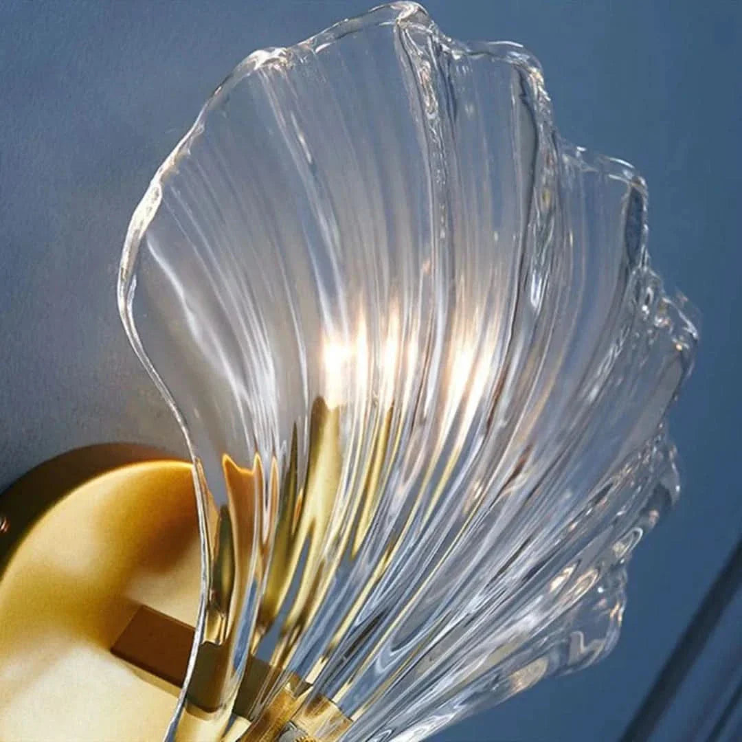 Skorter | Coralglimmer - Scalloped Glass Wall Lamp