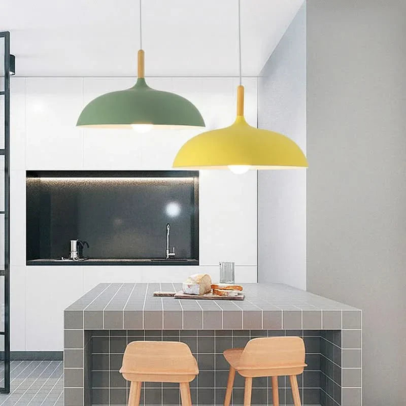 Skorter | Scandinavian Oak LED Ceiling Light Fixture