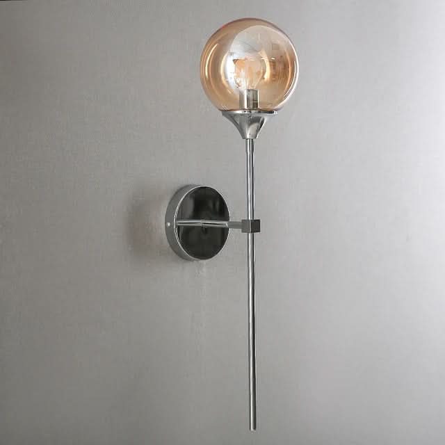 Skorter | Scandinavian Glass Wall Lamp with Warm LED Light