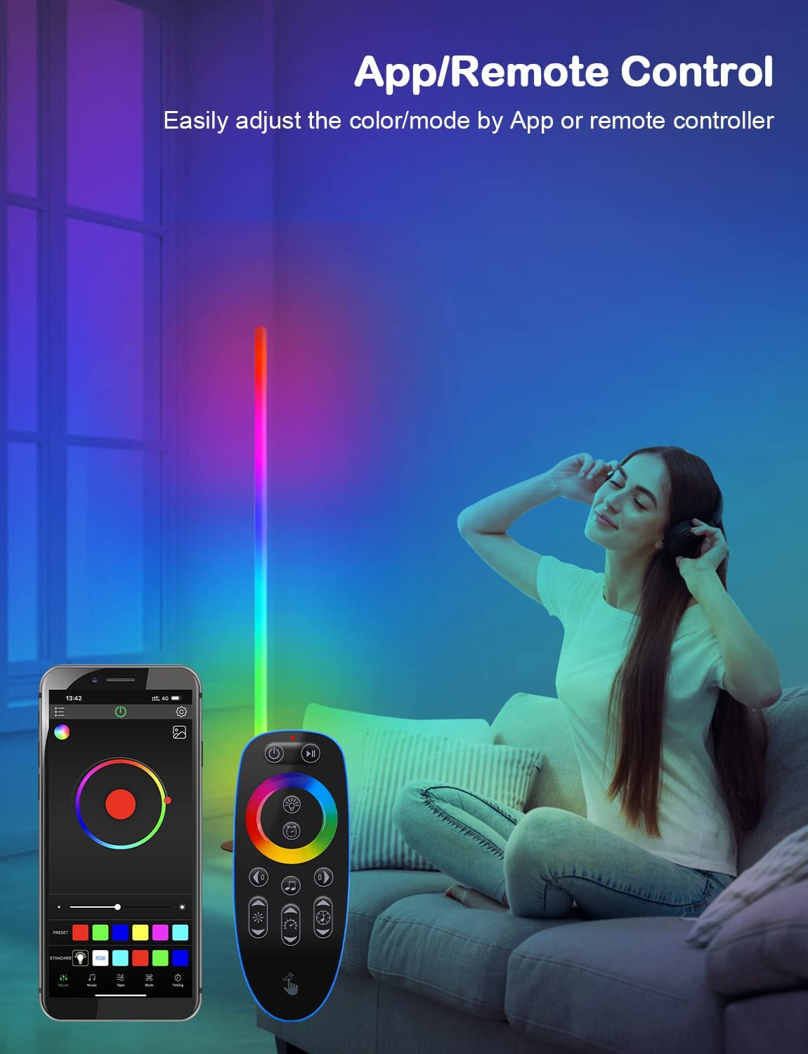 Skorter | Illuminated Corner Lamp with 360 Degrees LED