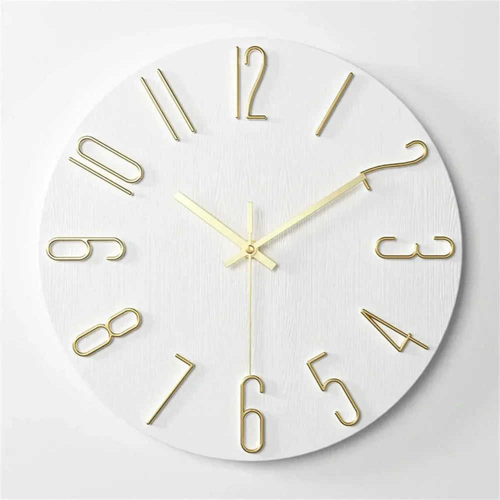 Skorter | Minimalist Frameless 3D Wall Clock with Silent Movement