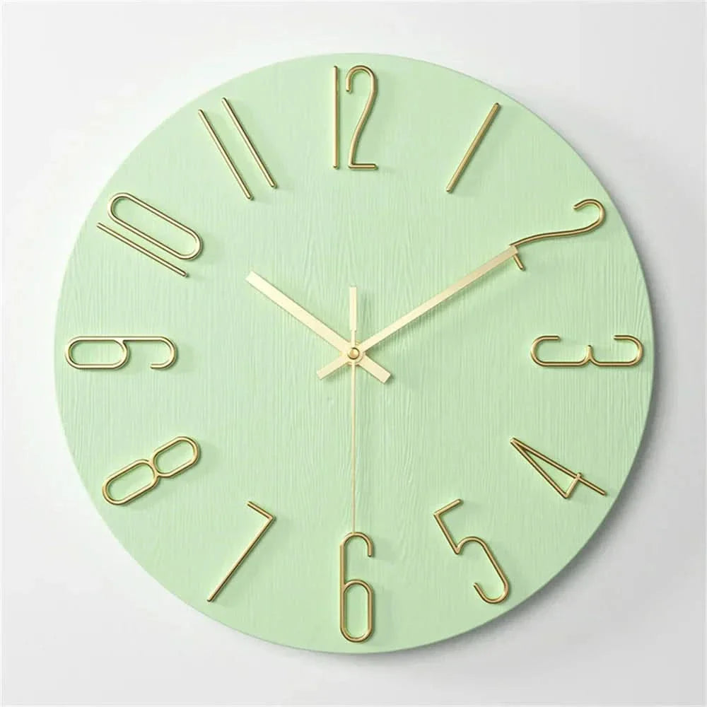Skorter | Minimalist Frameless 3D Wall Clock with Silent Movement