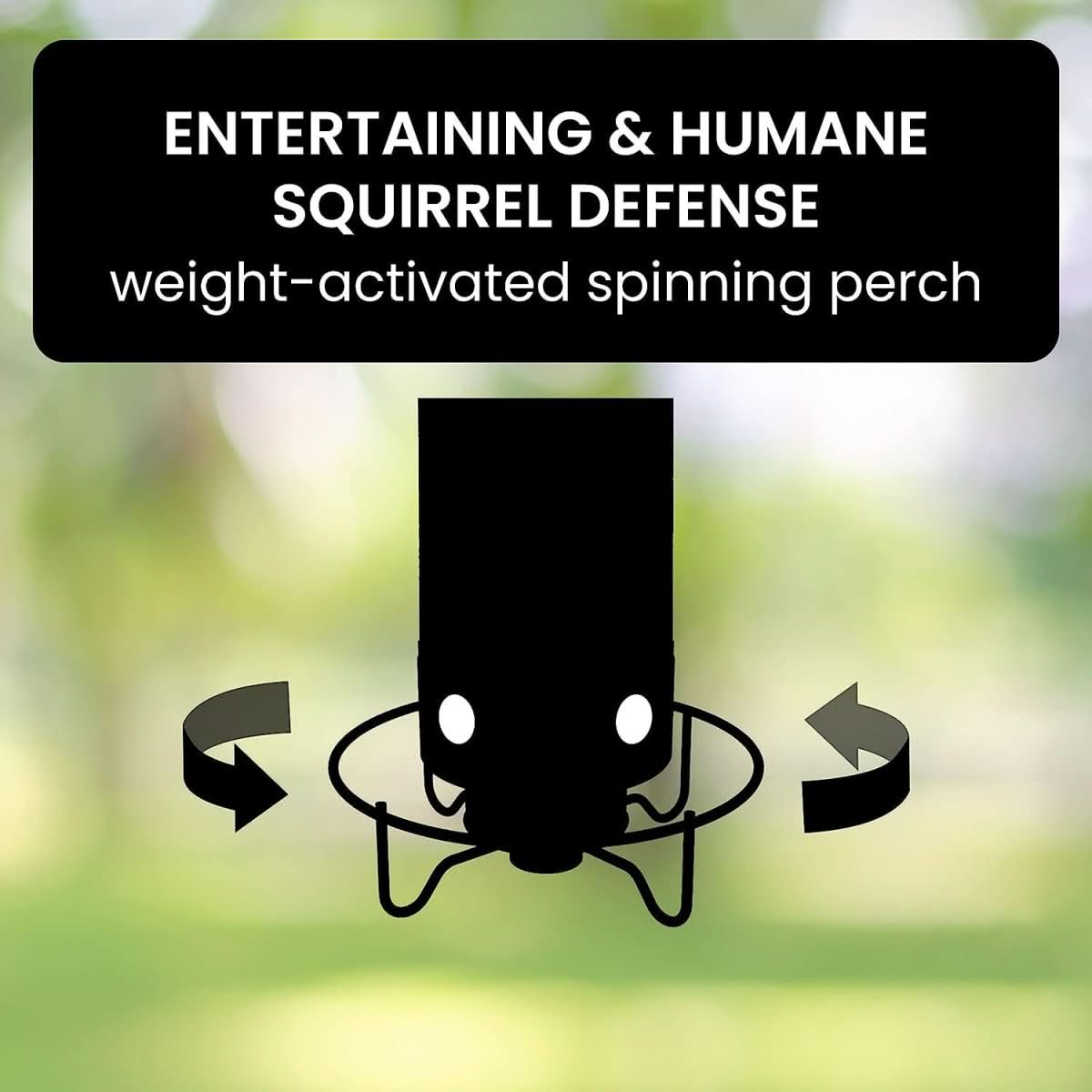 Skorter | Squirrel-Proof Birdhouse with weight-controlled feeder