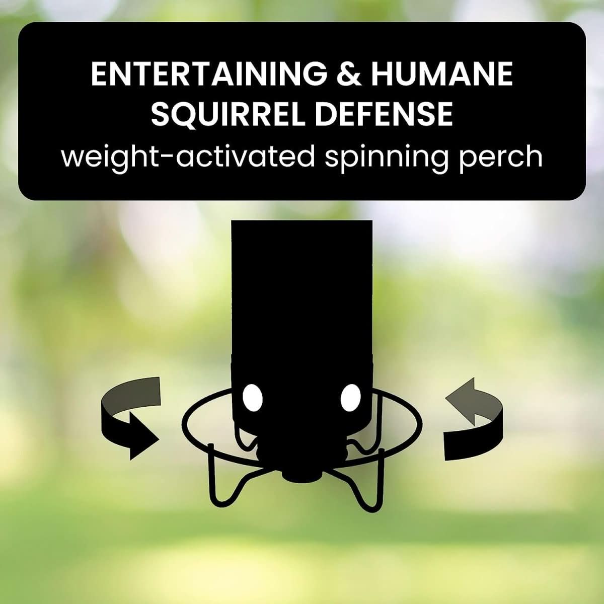 Skorter | Squirrel-Proof Birdhouse with weight-controlled feeder