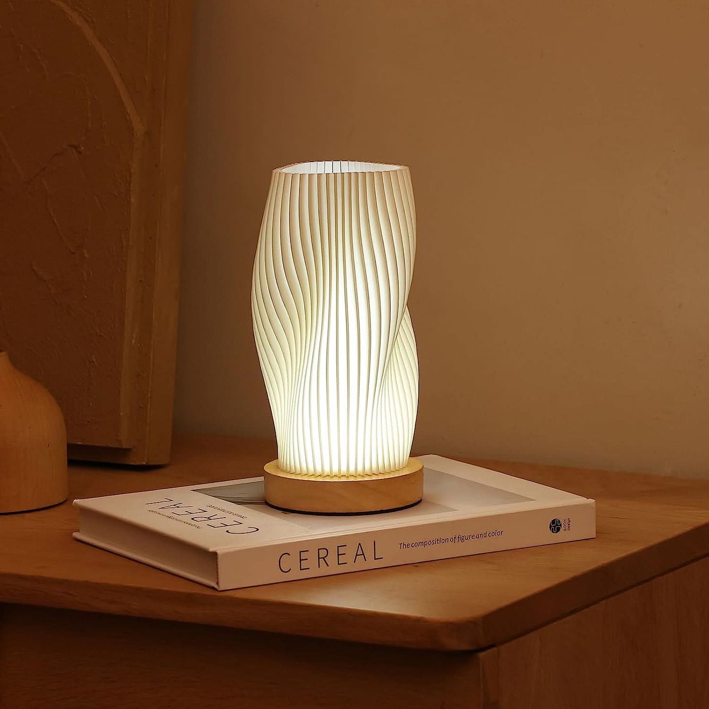 Skorter | Wavecrest Lamp – Sleek USB-Powered Dimmable Table Lamp