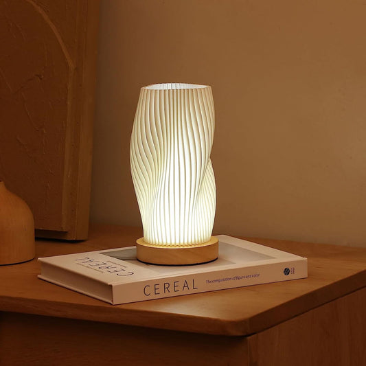 Skorter | Wavecrest Lamp – Sleek USB-Powered Dimmable Table Lamp