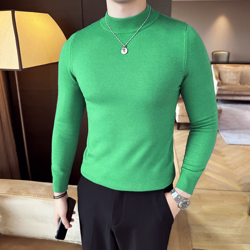 Men's stylish sweater with high collar and elegant fit Skorter