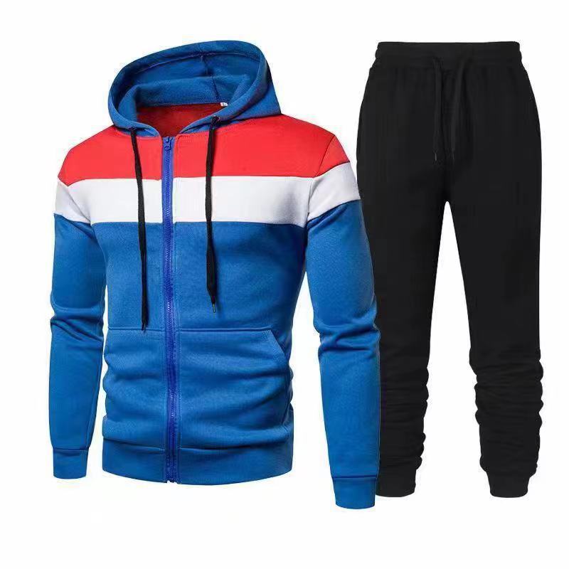 Men's tracksuit with functional hooded top and comfortable jogging pants Skorter