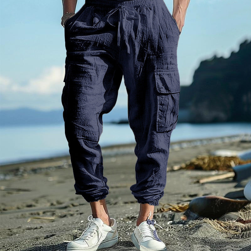 Men's Cargo Jogging Pants with Practical Pockets Skorter