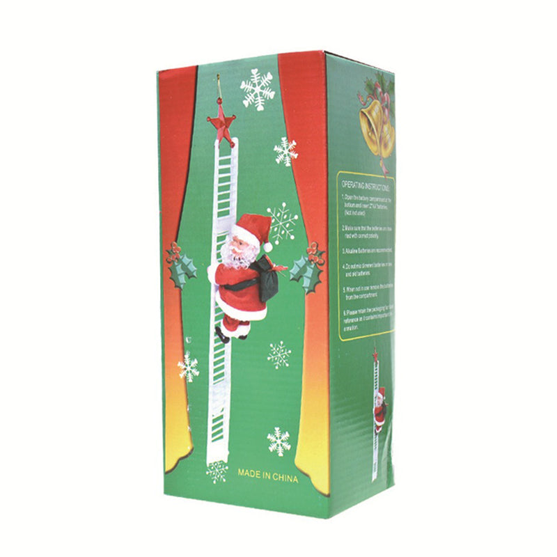 skorter | Electric Santa Claus Climbing Ladder With Music