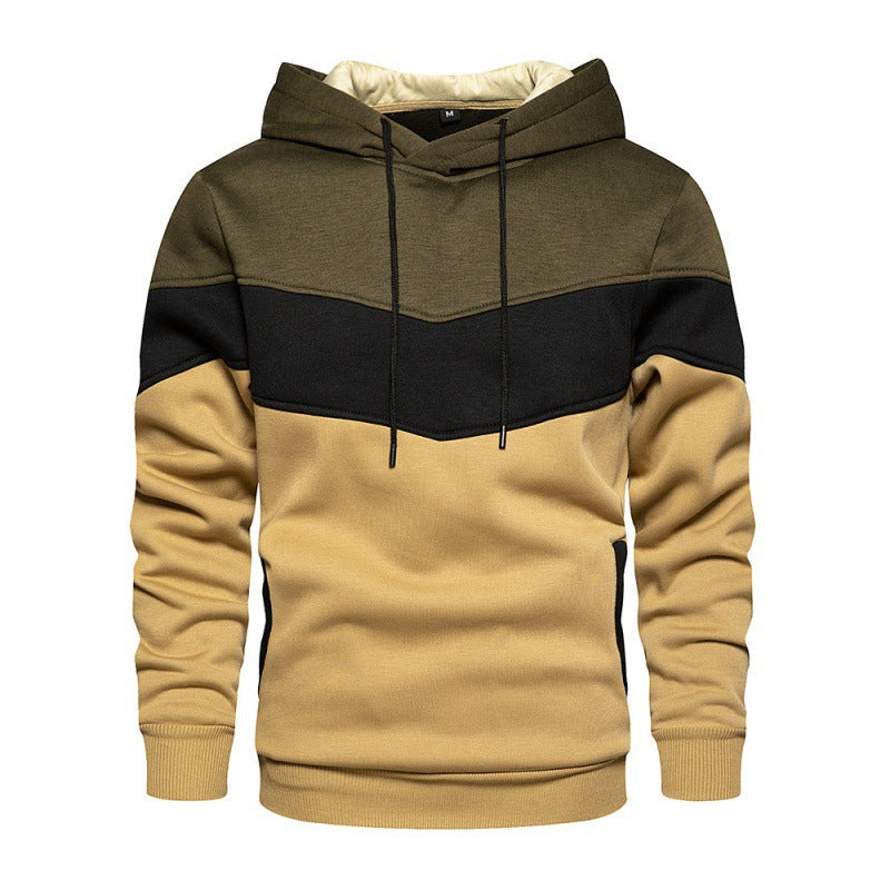 Men's sporty hoodie with modern color block design and breathable properties Skorter