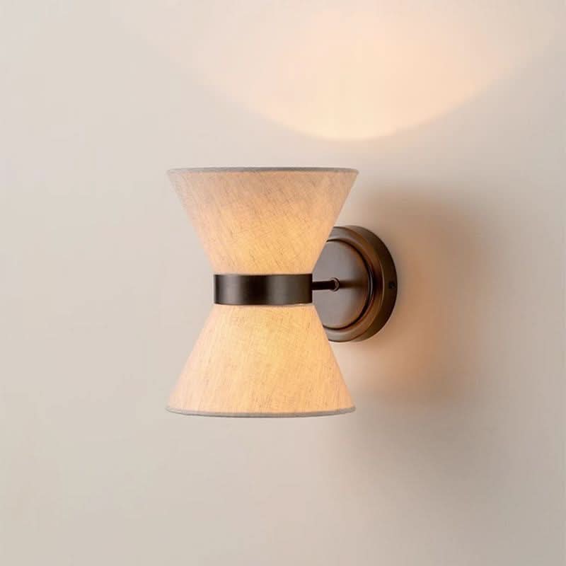 Skorter | Silk Shade Wall Lamp – Modern Wabi Sabi Design