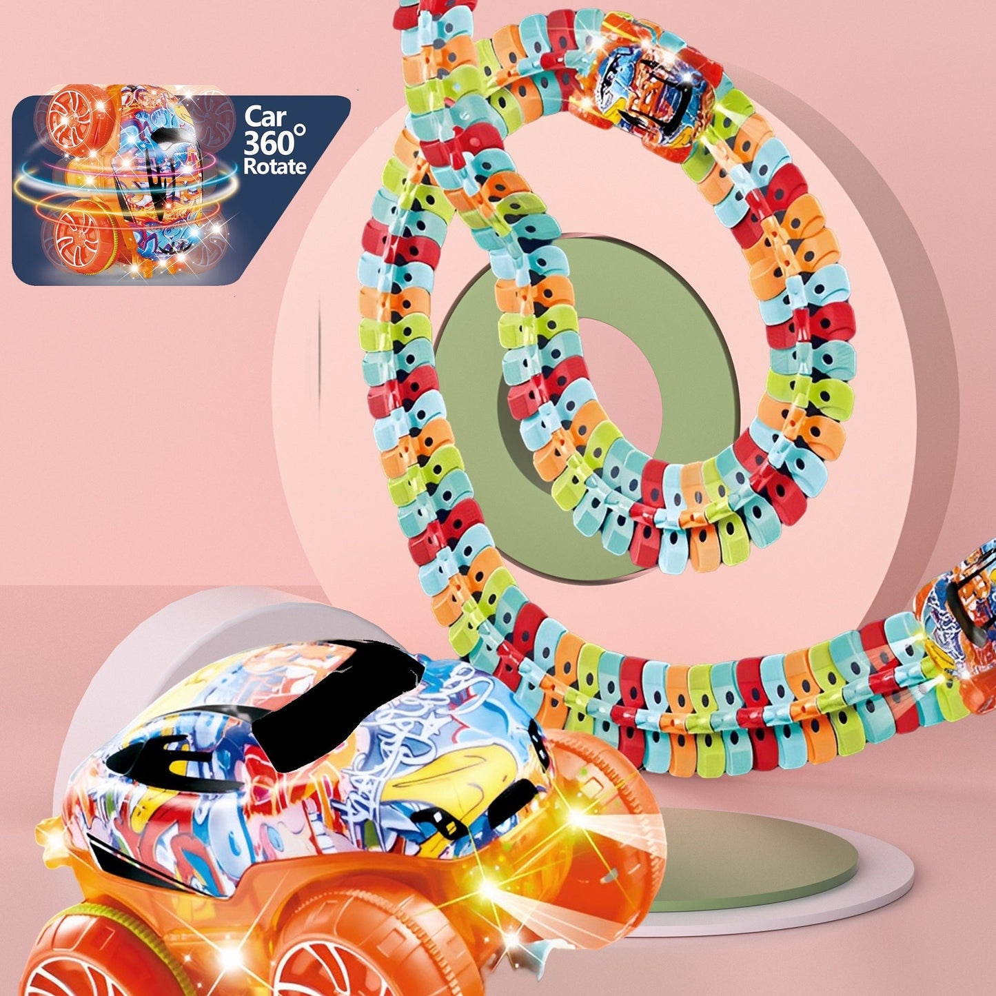 Skorter | Sticky Anti-Gravity Kids Car Track Set