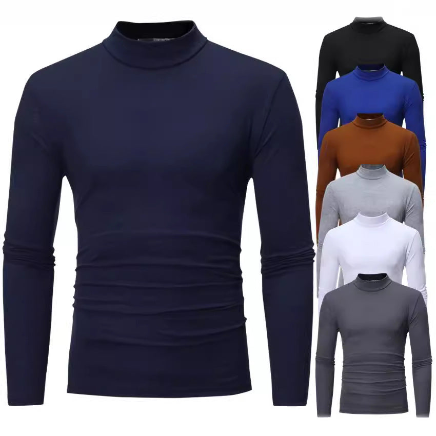 Men's turtleneck sweater made of soft jersey Skorter