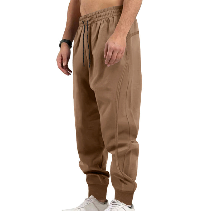Men's sporty jogging pants with elastic waistband and pockets Skorter