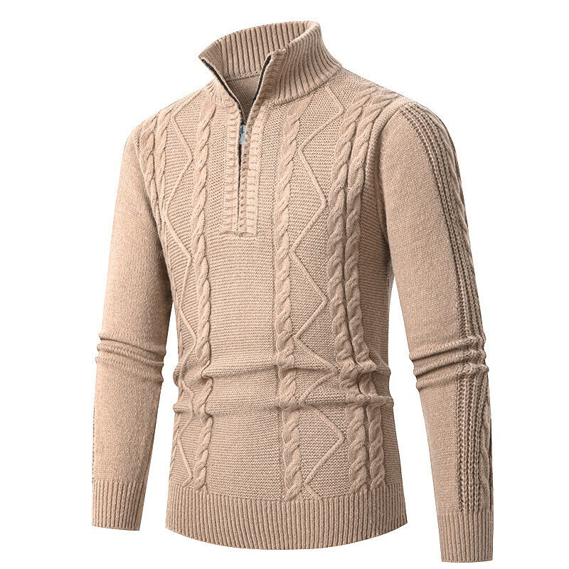 Men's sweater with high collar Skorter