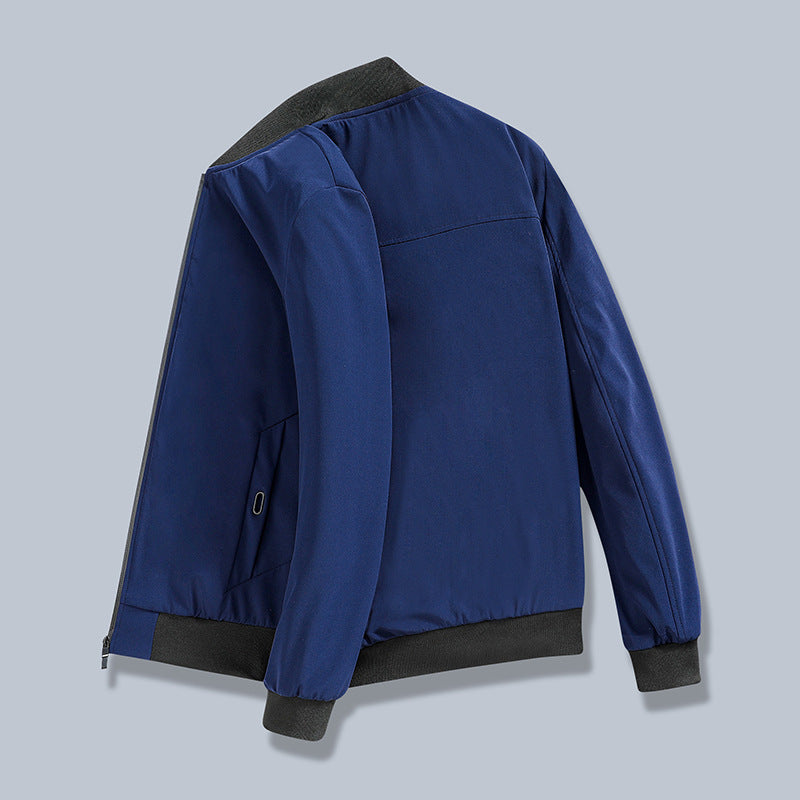 Men's sporty transitional jacket with elastic cuffs and innovative pockets Skorter