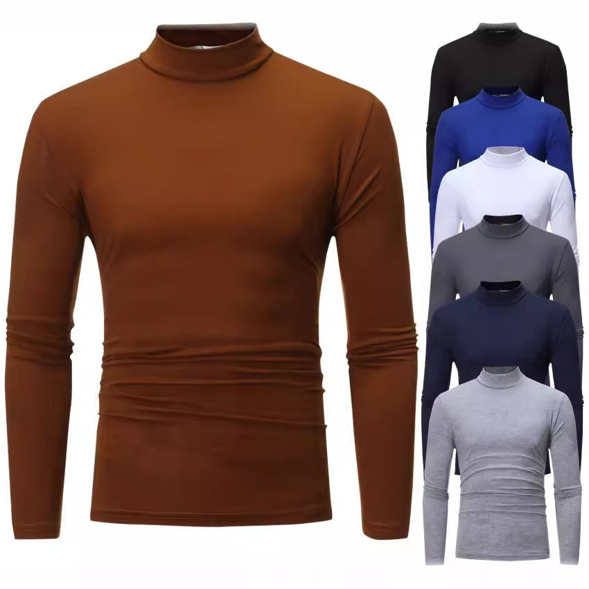 Men's turtleneck sweater made of soft jersey Skorter