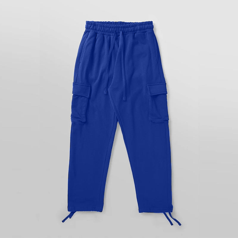 Men's cargo jogging pants made of soft, breathable material with an elastic waistband and practical pockets Skorter