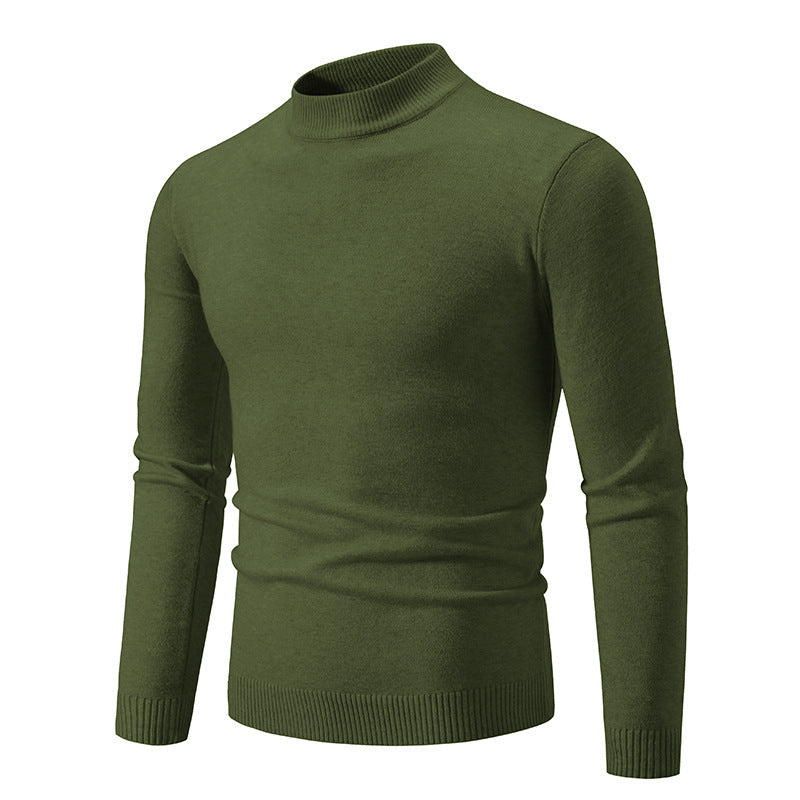Men's trendy turtleneck sweater made of fine knit quality Skorter
