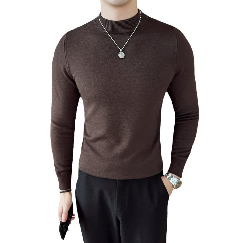 Men's stylish sweater with high collar and elegant fit Skorter
