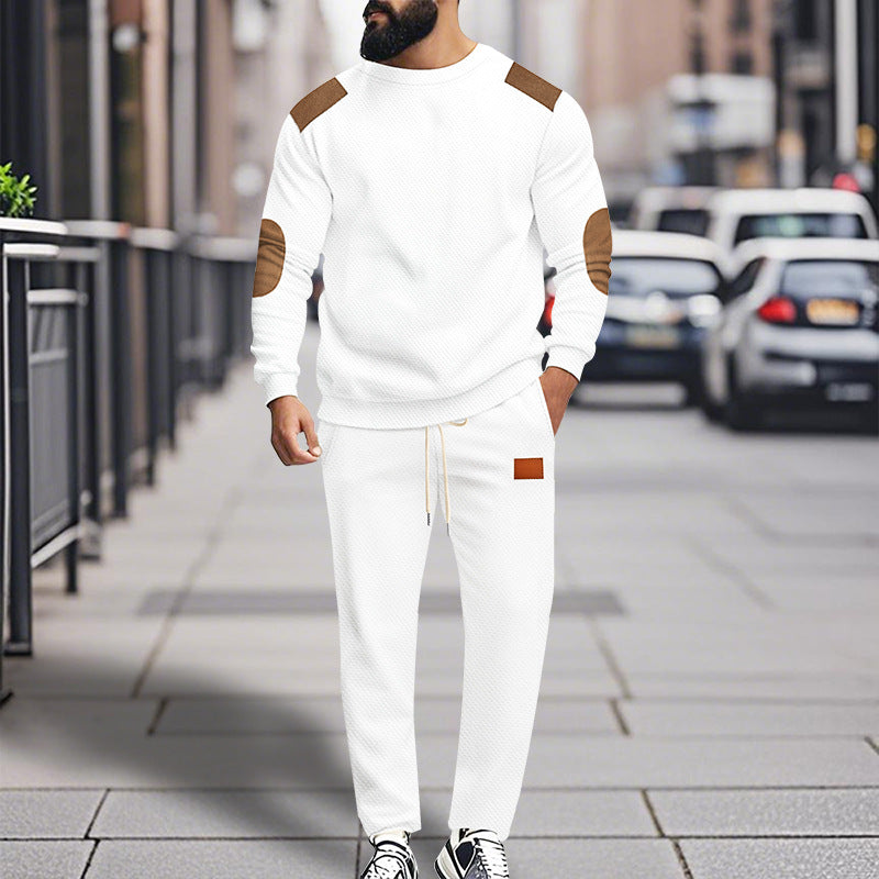 Men's stylish tracksuit set with elastic waistband and practical pockets Skorter