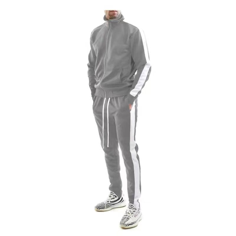 Men's sporty tracksuit with breathable properties and modern accents Skorter