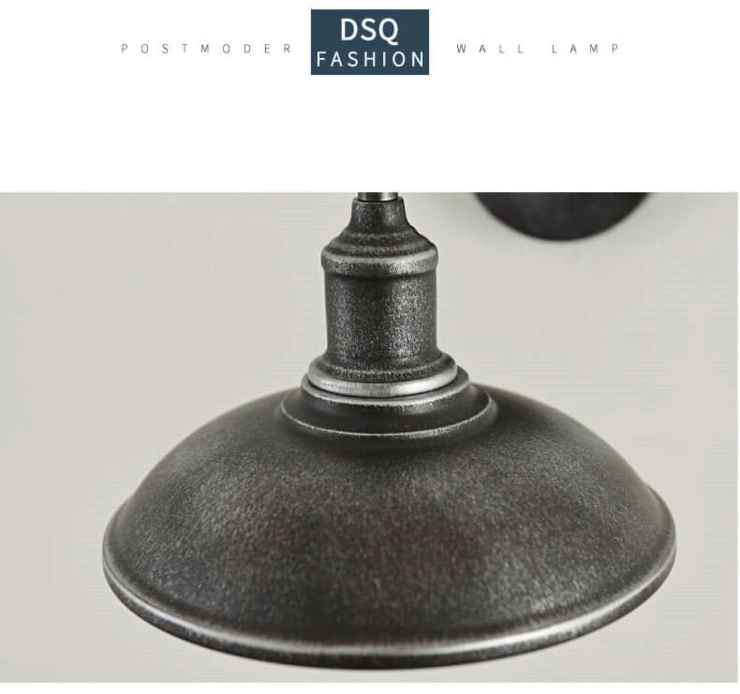 Skorter | Eisenglow - Retro Outdoor Wall Lamp With 1 Iron Light Dome