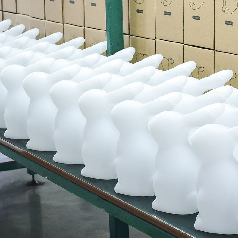 Skorter | Contemporary Creative Rabbit PE LED Table Lamp for the Bedroom