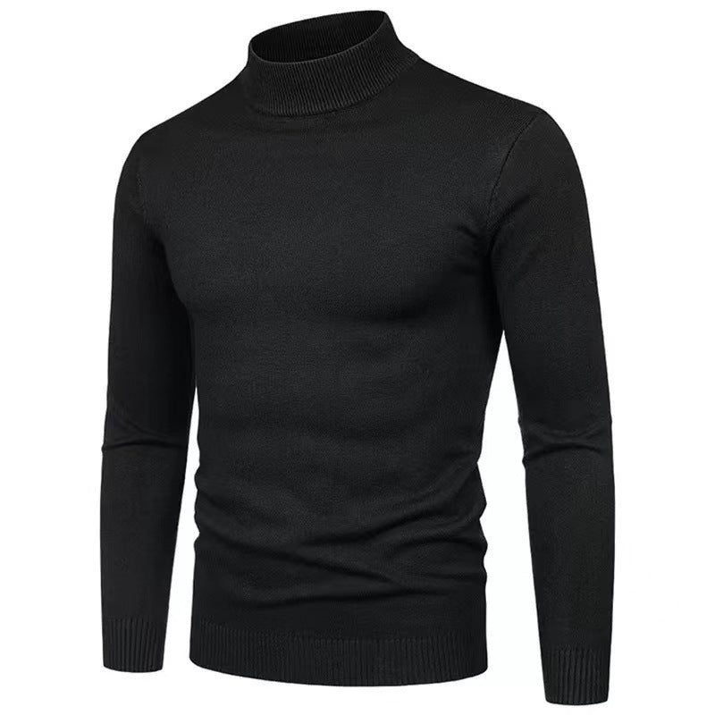 Men's turtleneck sweater made of high-quality knit material Skorter