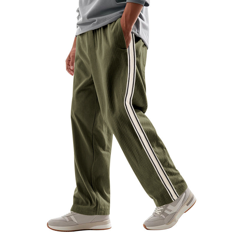 Men's sporty leisure pants with breathable inserts and comfortable drawstring Skorter
