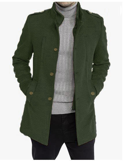 Men's stylish leisure jacket with protective collar and practical side pockets Skorter