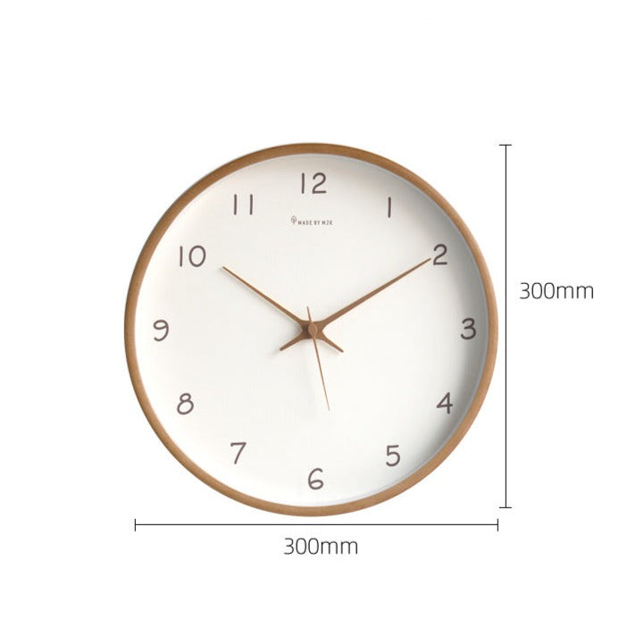 Skorter | Simple solid wood analog wall clock for home