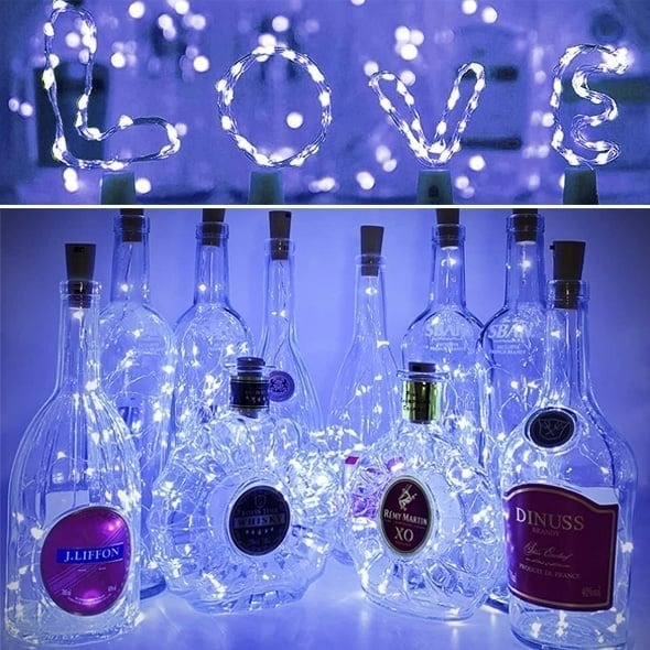 skorter | LED bottle light cork night light DIY decor