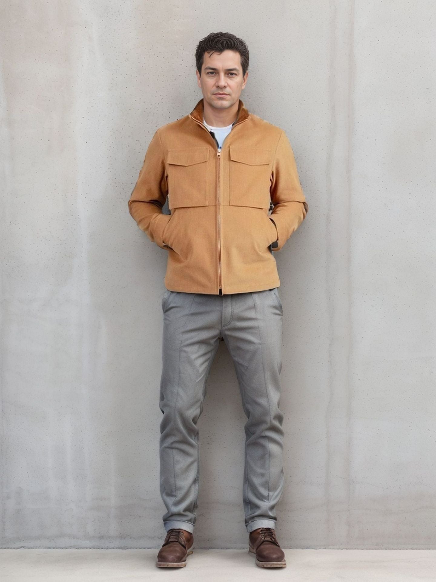Men's utility jacket with practical pockets and modern design Skorter