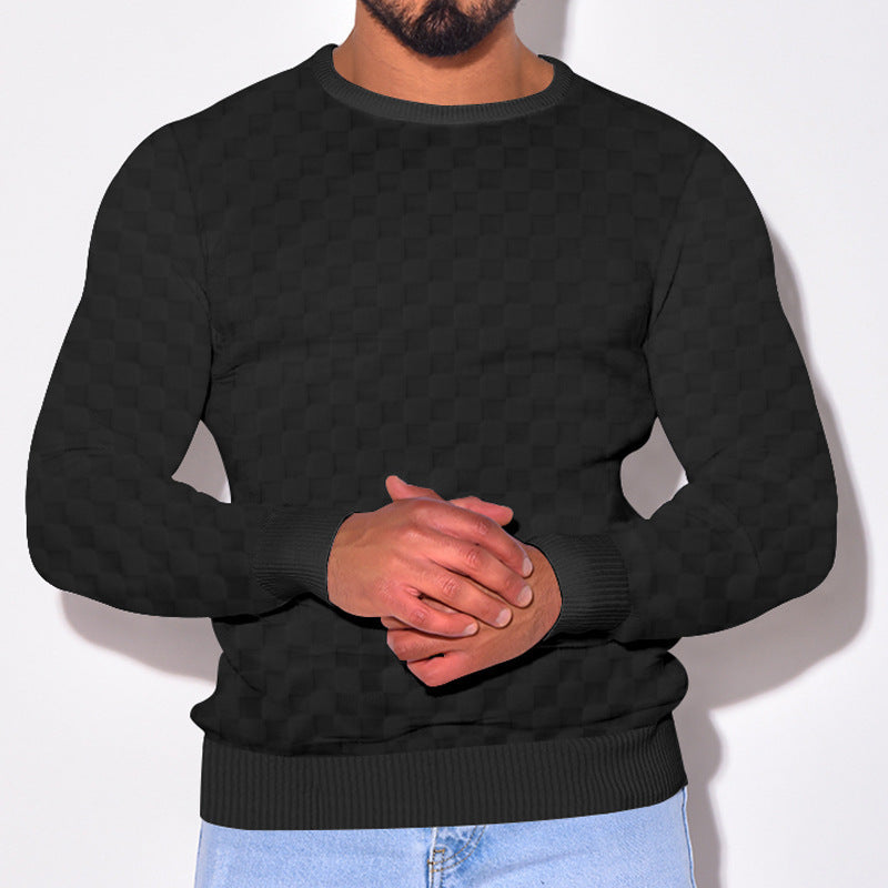 Men's stylish textured sweater Skorter