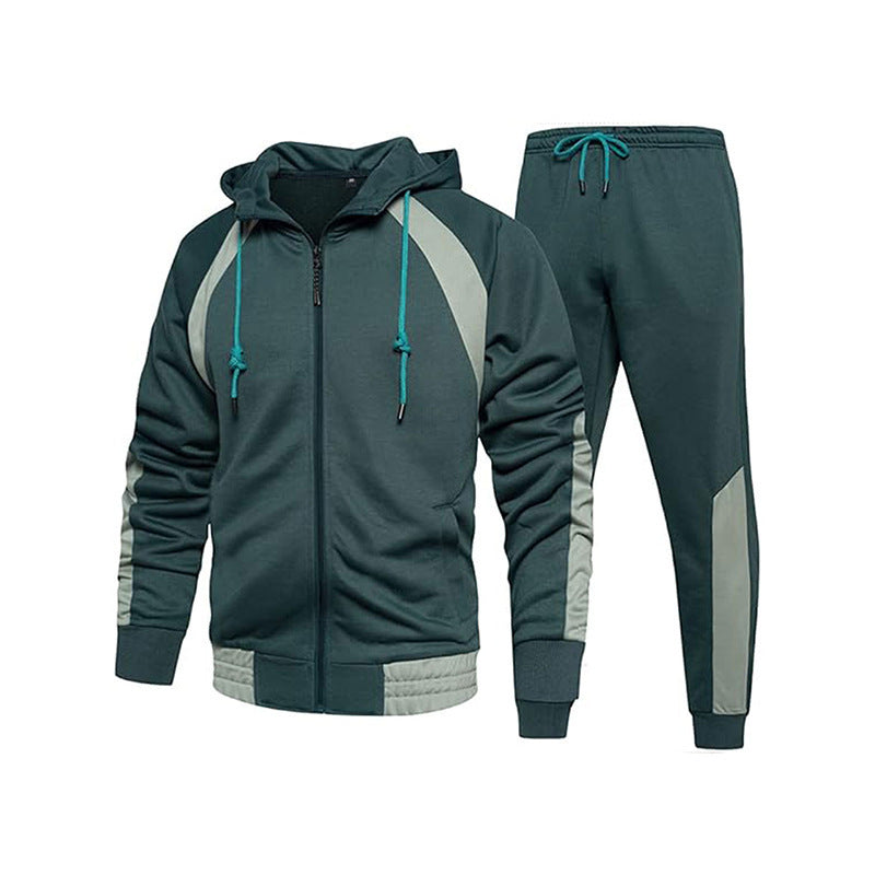 Men's sporty tracksuit with high collar and practical pockets Skorter